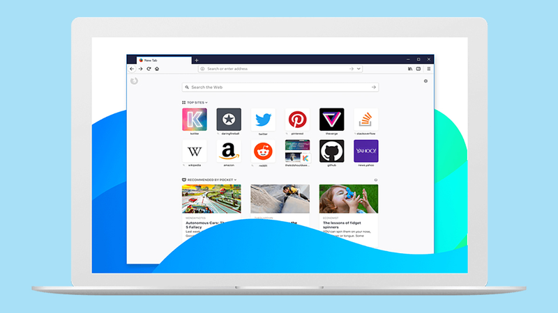 Firefox on the desktop.